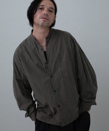ms6329- SUMISHIRT 墨染スタンドカラーシャツ(616608)