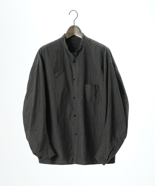 EGO TRIPPING（エゴトリッピング）の「ms6329- SUMISHIRT 墨染スタンドカラーシャツ(616608)（シャツ/ブラウス・メンズ・ストライプ・46/48）」の13枚目の写真