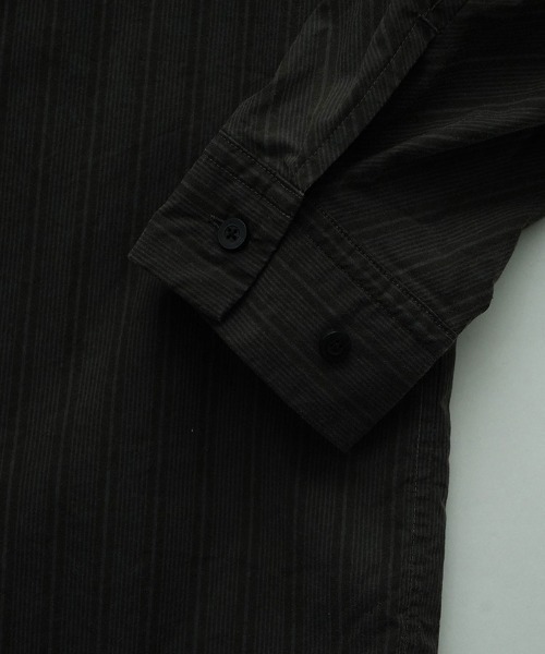 EGO TRIPPING（エゴトリッピング）の「ms6329- SUMISHIRT 墨染スタンドカラーシャツ(616608)（シャツ/ブラウス・メンズ・ストライプ・46/48）」の9枚目の写真