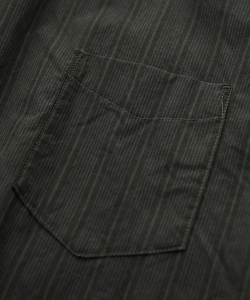 EGO TRIPPING（エゴトリッピング）の「ms6329- SUMISHIRT 墨染スタンドカラーシャツ(616608)（シャツ/ブラウス・メンズ・ストライプ・46/48）」の3枚目の写真