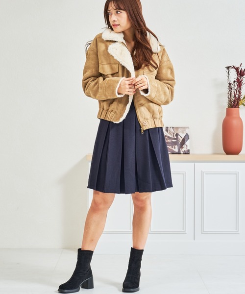 MISCH MASCH(ミッシュマッシュ)の「ZOZO限定 ベルト付きプリーツミニスカート(スカート・レディース・グレー/ネイビー・M/S)」の11枚目の写真