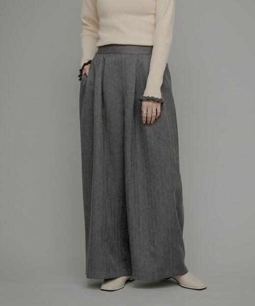 URBAN RESEARCH Sonny Label(アーバンリサーチサニーレーベル)の「ウォッシャブルワイドタックイージーパンツ(その他パンツ・レディース・グレー系その他/ブラック/ブラウン・36/38)」の8枚目の写真
