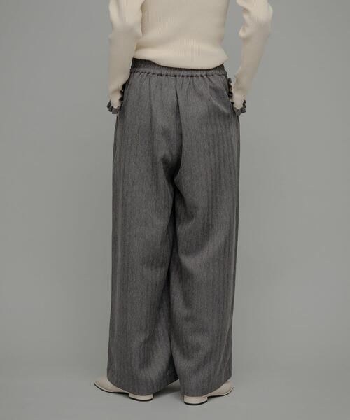 URBAN RESEARCH Sonny Label(アーバンリサーチサニーレーベル)の「ウォッシャブルワイドタックイージーパンツ(その他パンツ・レディース・グレー系その他/ブラック/ブラウン・36/38)」の10枚目の写真