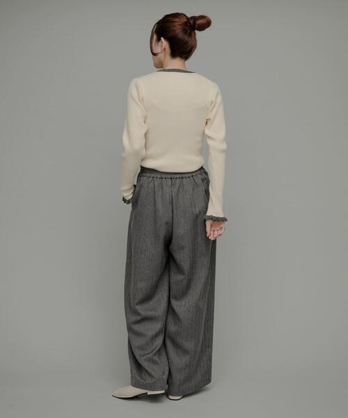 URBAN RESEARCH Sonny Label(アーバンリサーチサニーレーベル)の「ウォッシャブルワイドタックイージーパンツ(その他パンツ・レディース・グレー系その他/ブラック/ブラウン・36/38)」の14枚目の写真