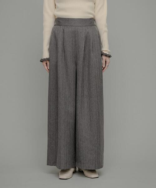 URBAN RESEARCH Sonny Label(アーバンリサーチサニーレーベル)の「ウォッシャブルワイドタックイージーパンツ(その他パンツ・レディース・グレー系その他/ブラック/ブラウン・36/38)」の15枚目の写真