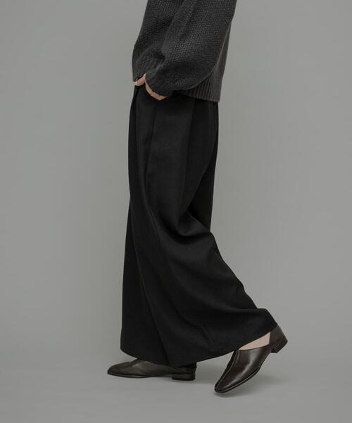 URBAN RESEARCH Sonny Label(アーバンリサーチサニーレーベル)の「ウォッシャブルワイドタックイージーパンツ(その他パンツ・レディース・グレー系その他/ブラック/ブラウン・36/38)」の20枚目の写真