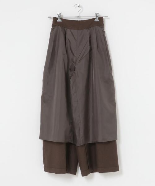 URBAN RESEARCH Sonny Label(アーバンリサーチサニーレーベル)の「ウォッシャブルワイドタックイージーパンツ(その他パンツ・レディース・グレー系その他/ブラック/ブラウン・36/38)」の6枚目の写真