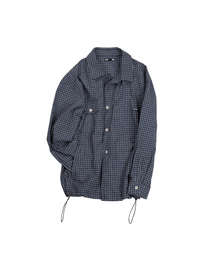 ERTR（イーアールティーアール）の「Shirt Jacket Check Black/Green（その他アウター）」