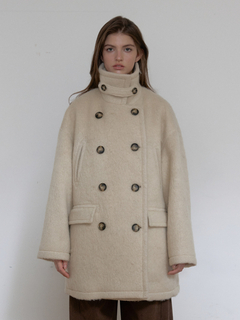 2way shaggy midi coat【Amiur × minami】 / 2wayシャギーミディコート