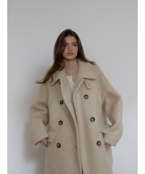 WINTER HAZE COAT (BEIGE)（チェスターコート）｜ASURA（アスラ）の