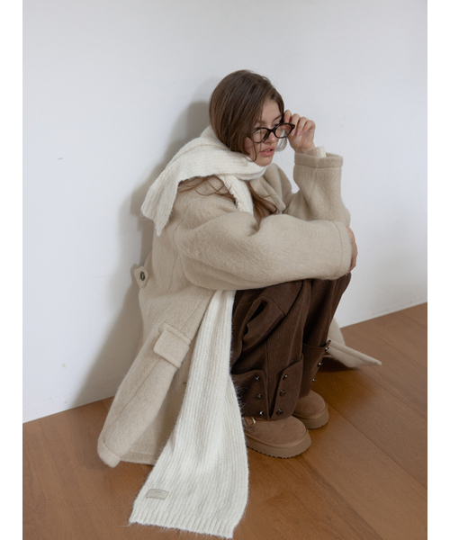 WINTER HAZE COAT (BEIGE)（チェスターコート）｜ASURA（アスラ）の