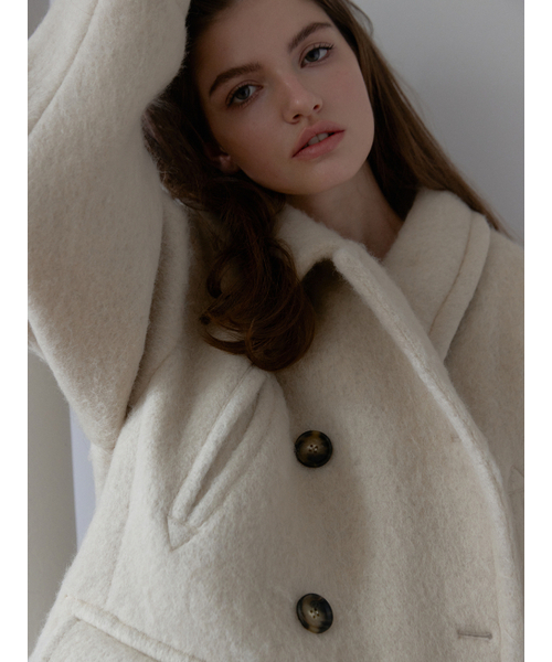 ASURA（アスラ）の「WINTER HAZE COAT (BEIGE)（チェスターコート・レディース・その他・OS）」の9枚目の写真