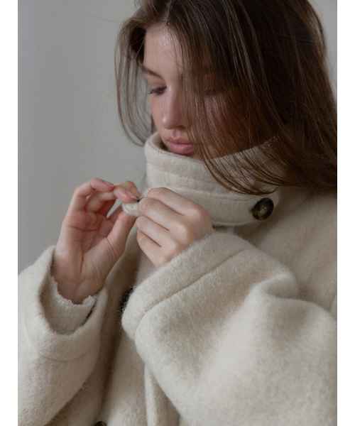 ASURA（アスラ）の「WINTER HAZE COAT (BEIGE)（チェスターコート・レディース・その他・OS）」の11枚目の写真