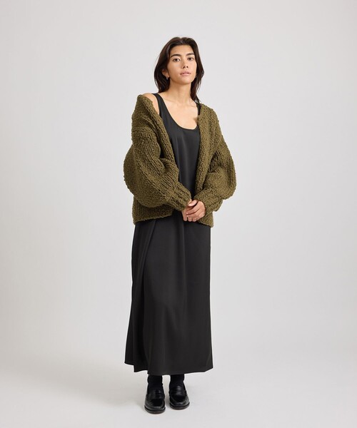 Saturdays NYC（サタデーズ ニューヨークシティ ）の「Halle Hand Woven Cardigan  | WOMEN（カーディガン/ボレロ・レディース・オリーブ/ブラック・M/S）」の18枚目の写真