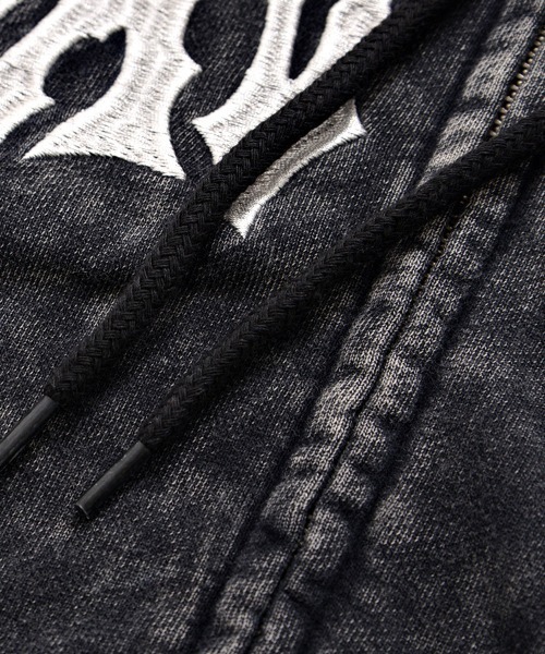 SILVER BULLET（シルバーバレット）の「『SILVER BULLET SELECT AP/シルバーバレットセレクト』フェイクファー付き長袖ZIPパーカー（パーカー・メンズ・ブラック/チャコール・M/L）」の10枚目の写真