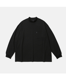 [AW25] BAGGY MOCKNECK L/S TEE / BLACK