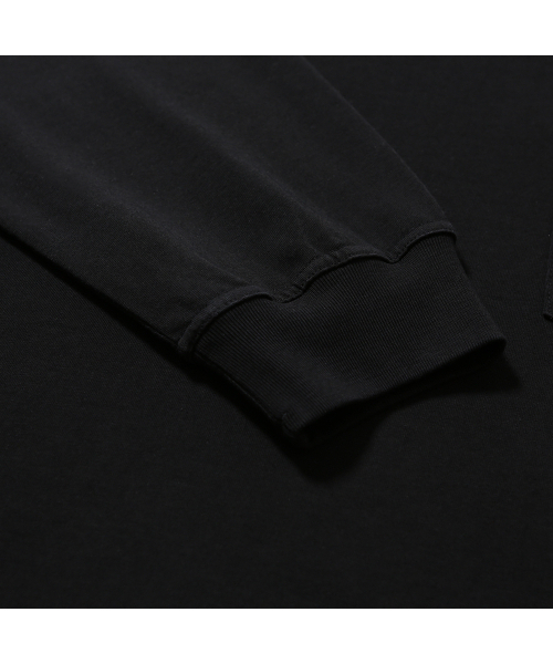 MOIF（モイフ）の「[AW25] BAGGY MOCKNECK L/S TEE / BLACK（Tシャツ/カットソー・メンズ・その他・1(S)/2(M)/3(L)）」の7枚目の写真