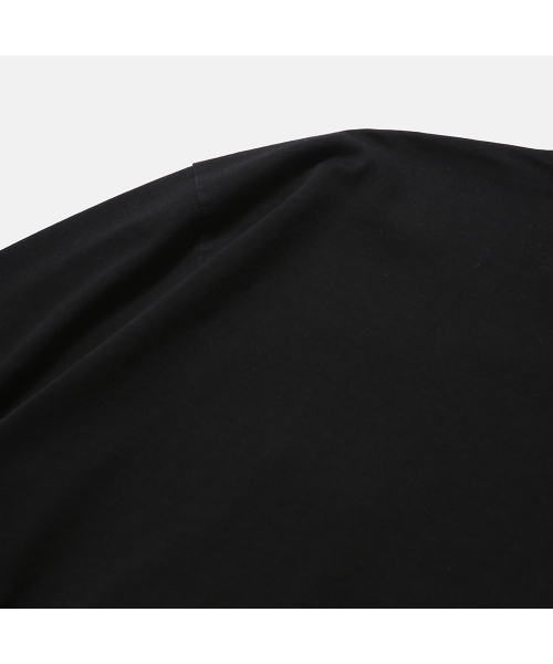 MOIF（モイフ）の「[AW25] BAGGY MOCKNECK L/S TEE / BLACK（Tシャツ/カットソー・メンズ・その他・1(S)/2(M)/3(L)）」の9枚目の写真