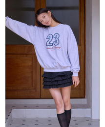 WAVE UNION（ウェーブユニオン）の「Number Sweatshirt heather gray（スウェット）」
