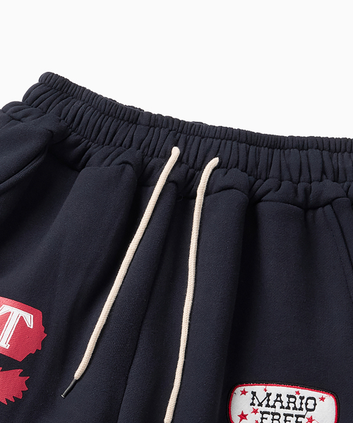 FREEMARIO（フリーマリオ）の「FMOスターワイドトレーニングパンツ[ネイビー]（スウェットパンツ・レディース・ネイビー・MEDIUM/LARGE）」の7枚目の写真