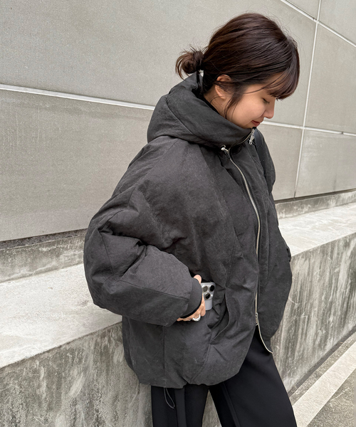 中綿ボリュームフードブルゾン（その他アウター）｜SLOBE IENA