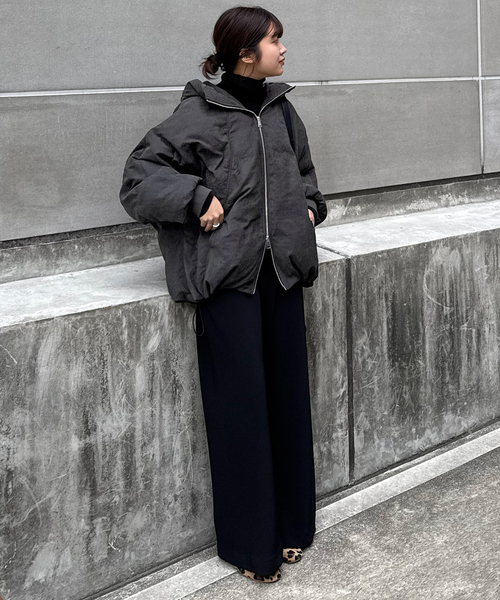 中綿ボリュームフードブルゾン（その他アウター）｜SLOBE IENA