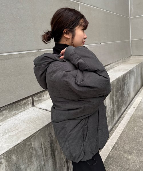 中綿ボリュームフードブルゾン（その他アウター）｜SLOBE IENA