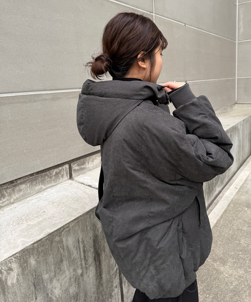 中綿ボリュームフードブルゾン（その他アウター）｜SLOBE IENA