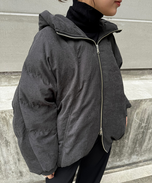 中綿ボリュームフードブルゾン（その他アウター）｜SLOBE IENA