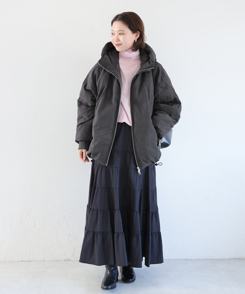 中綿ボリュームフードブルゾン（その他アウター）｜SLOBE IENA