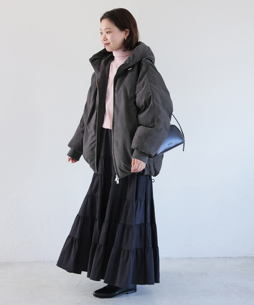 中綿ボリュームフードブルゾン（その他アウター）｜SLOBE IENA