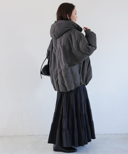 中綿ボリュームフードブルゾン（その他アウター）｜SLOBE IENA