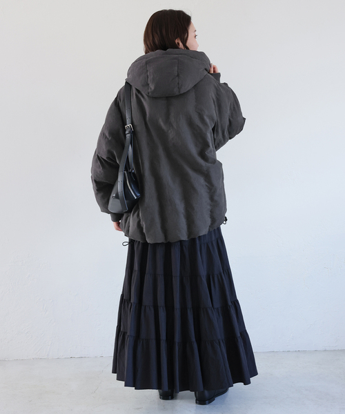 中綿ボリュームフードブルゾン（その他アウター）｜SLOBE IENA