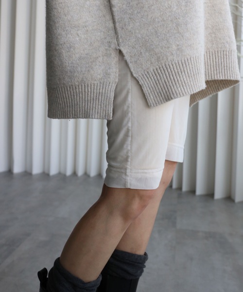 YENNA（イェンナ）の「【ルーズハーフレギンス/バイカーパンツ】レースバイカー/チュールバイカー（レギンス/スパッツ・レディース・ブラック系その他/アイボリー/ブラック/ブラウン系その他/ブラウン/ホワイト系その他・FREE）」の18枚目の写真