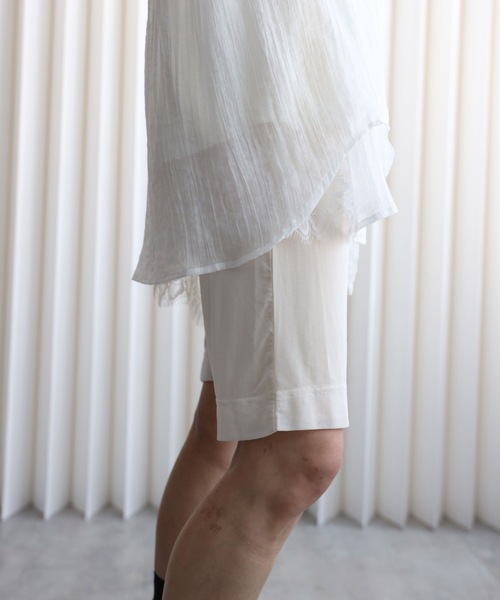 model：155cm. 着用サイズ：FREE
素材：チュール