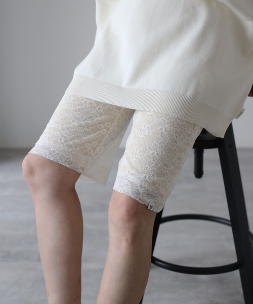 model：155cm. 着用サイズ：FREE
素材：レース