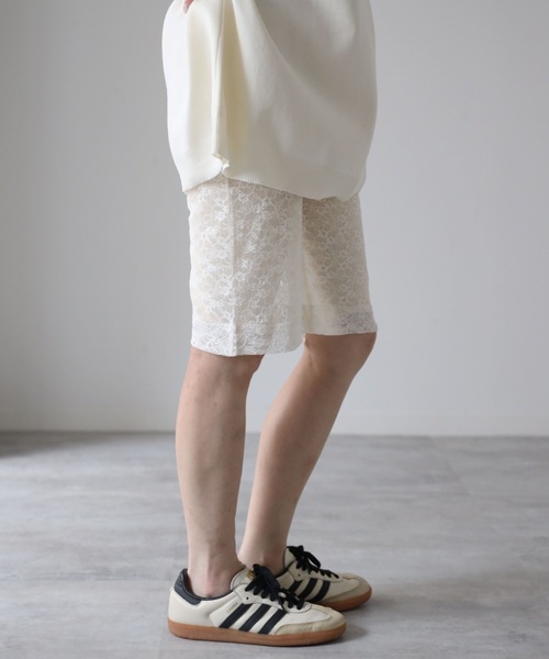 model：155cm. 着用サイズ：FREE
素材：レース