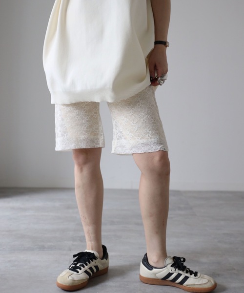 model：155cm. 着用サイズ：FREE
素材：レース