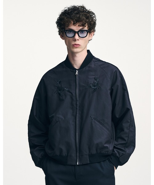 SOPHNET.(ソフネット)の「REVERSIBLE SOUVENIR JACKET(スカジャン・メンズ・ベージュ/ブラック・2/3/1/5/4)」の11枚目の写真