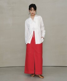 EMMEL REFINES | ＜EMMEL REFINES＞EM ベイカーライク ステッチ スカート(スカート)