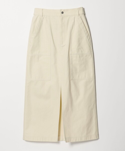 EMMEL REFINES（エメルリファインズ）の「＜EMMEL REFINES＞EM ベイカーライク ステッチ スカート（スカート・レディース・ナチュラル/レッド・S/M）」の9枚目の写真