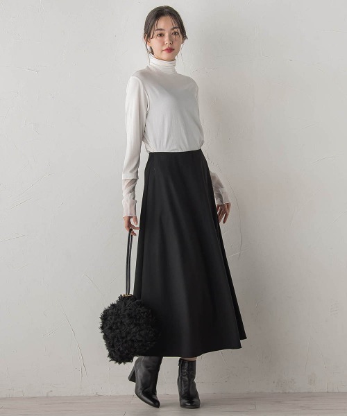 Droite lautreamont（ドロワットロートレアモン）の「ウォッシャブルベア天竺カットソー≪洗濯機で洗える≫（Tシャツ/カットソー・レディース・オフホワイト・M）」の6枚目の写真