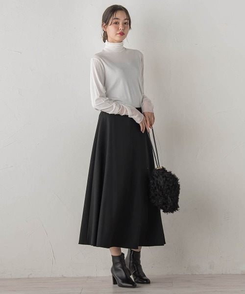 Droite lautreamont（ドロワットロートレアモン）の「ウォッシャブルベア天竺カットソー≪洗濯機で洗える≫（Tシャツ/カットソー・レディース・オフホワイト・M）」の7枚目の写真