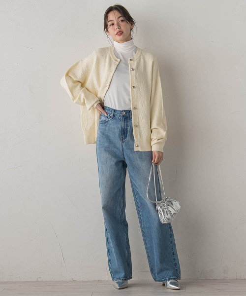 Droite lautreamont（ドロワットロートレアモン）の「ウォッシャブルベア天竺カットソー≪洗濯機で洗える≫（Tシャツ/カットソー・レディース・オフホワイト・M）」の14枚目の写真