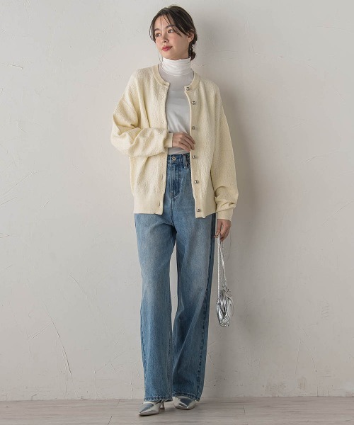 Droite lautreamont（ドロワットロートレアモン）の「ウォッシャブルベア天竺カットソー≪洗濯機で洗える≫（Tシャツ/カットソー・レディース・オフホワイト・M）」の15枚目の写真