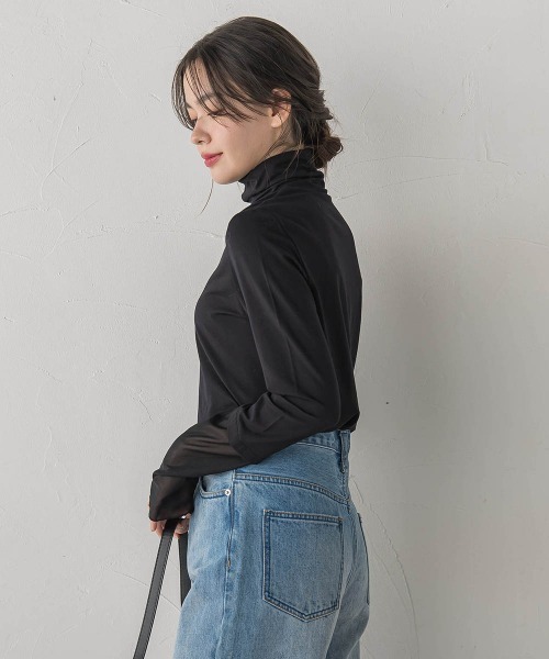 Droite lautreamont（ドロワットロートレアモン）の「ウォッシャブルベア天竺カットソー≪洗濯機で洗える≫（Tシャツ/カットソー・レディース・オフホワイト・M）」の22枚目の写真