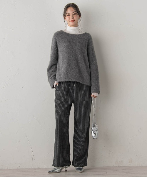 Droite lautreamont（ドロワットロートレアモン）の「ウォッシャブルベア天竺カットソー≪洗濯機で洗える≫（Tシャツ/カットソー・レディース・オフホワイト・M）」の16枚目の写真