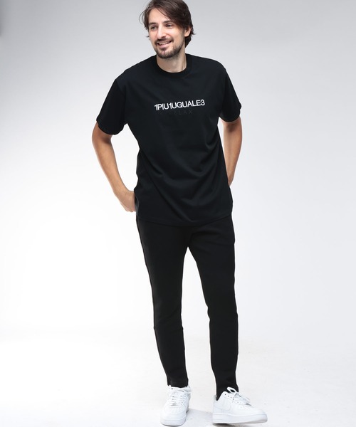 1PIU1UGUALE3 RELAX (ウノピゥウノウグァーレトレ リラックス)の「1PIU1UGUALE3 RELAX (ウノ ピュ ウノ ウグァーレ トレ リラックス) フロント刺繍&バックライン ストーンロゴ 半袖 Tシャツ 1PRUST26087SZ メンズ(Tシャツ/カットソー・メンズ・ホワイト/ブラック・S/M/L/2XL/XL)」の8枚目の写真