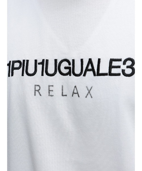 1PIU1UGUALE3 RELAX (ウノピゥウノウグァーレトレ リラックス)の「1PIU1UGUALE3 RELAX (ウノ ピュ ウノ ウグァーレ トレ リラックス) フロント刺繍&バックライン ストーンロゴ 半袖 Tシャツ 1PRUST26087SZ メンズ(Tシャツ/カットソー・メンズ・ホワイト/ブラック・S/M/L/2XL/XL)」の20枚目の写真