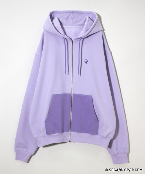 RAGEBLUE（レイジブルー）の「【プロジェクトセカイ×ZOZOTOWN】ワンダーランズ×ショウタイムコラボ 配色モチーフZIPパーカー（パーカー・レディース・ピンク系その他/オフホワイト/パープル系その他/グリーン系その他/イエロー/ピンク系その他2・MEDIUM/LARGE）」の4枚目の写真